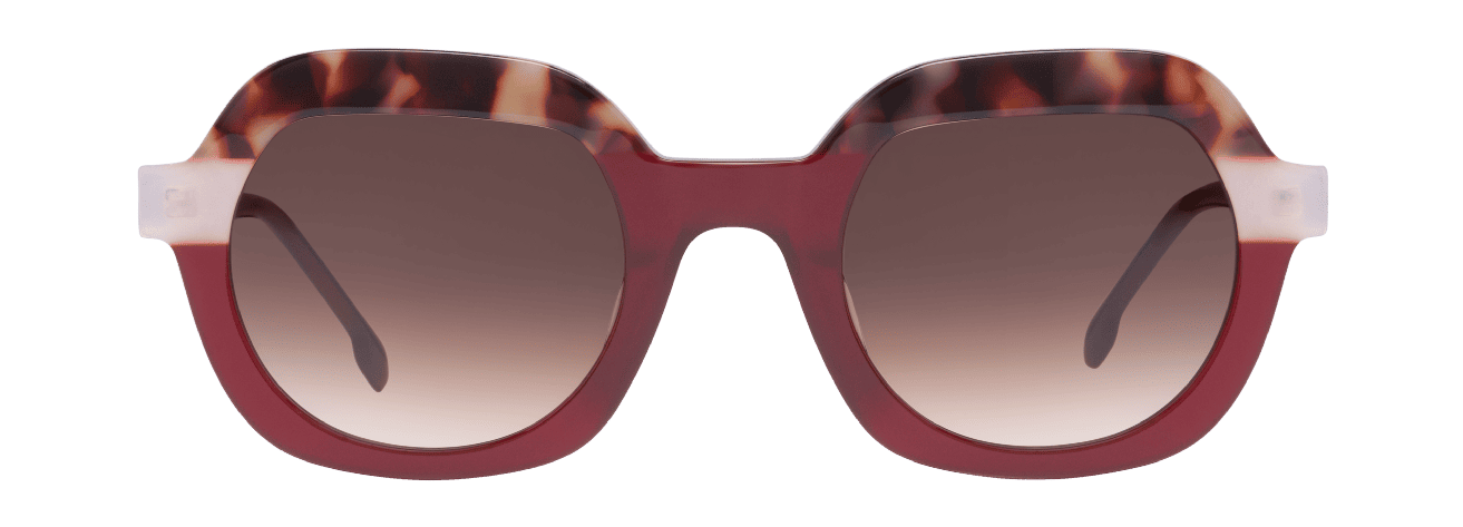 LEVANA BORDEAUX – Lunette Carré BORDEAUX pour Femme