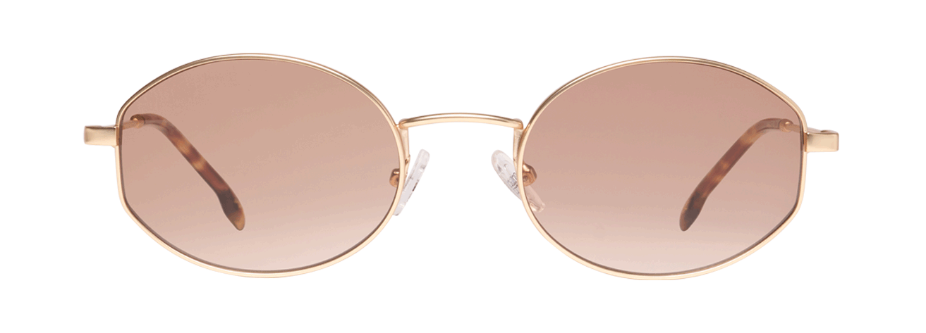 TINA2000 – Lunette Ronde OR pour Femme